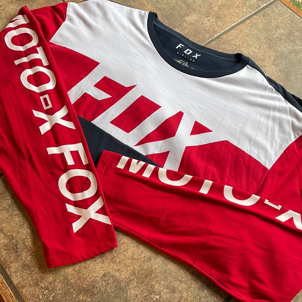 XXL FOX long sleeve Moto tee